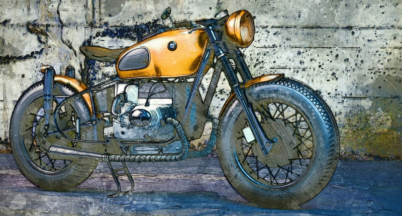 moto ancienne 