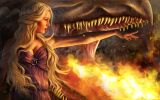 Daenerys-Targaryen-personnage-de-Game-of-Thrones-feu